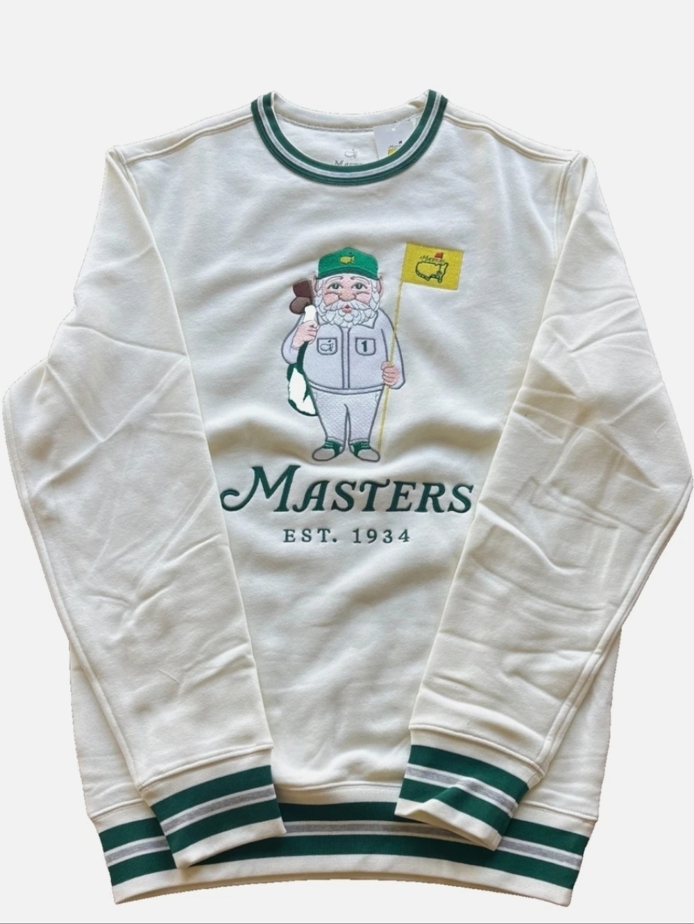 Brand new SEALED 2026 Masters Gnome Sweatshirt size Small, Embroidered Soft